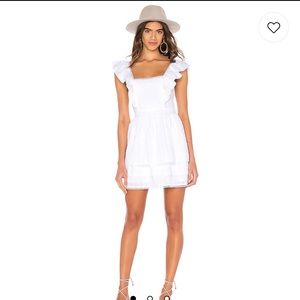Majorelle Mini Dress in White